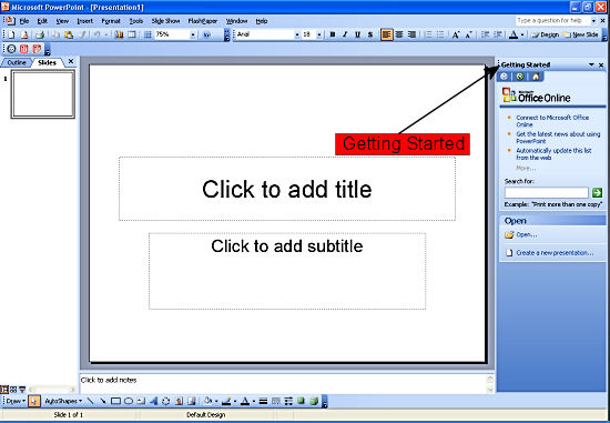 PowerPoint Intro Screen