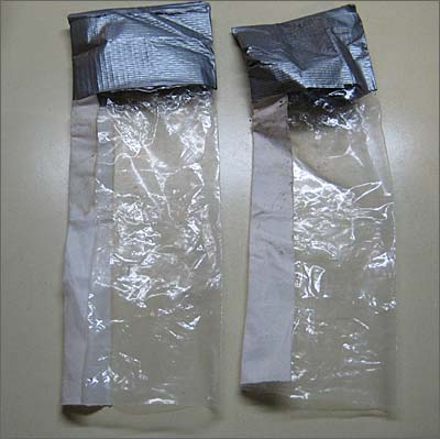 Stylish plastic booties